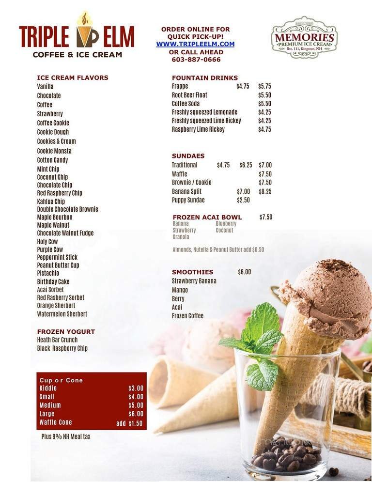 Menu page 2