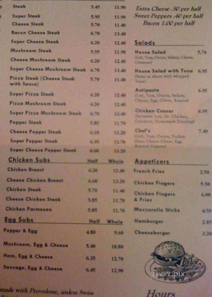 Menu page 2