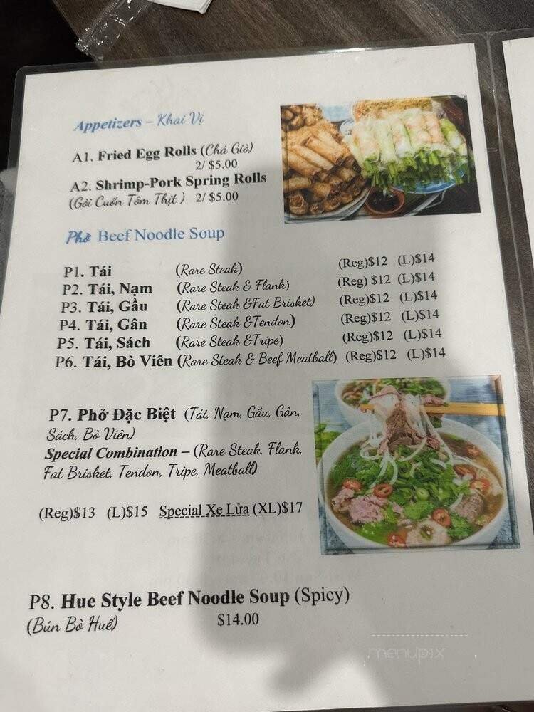 Menu page 2