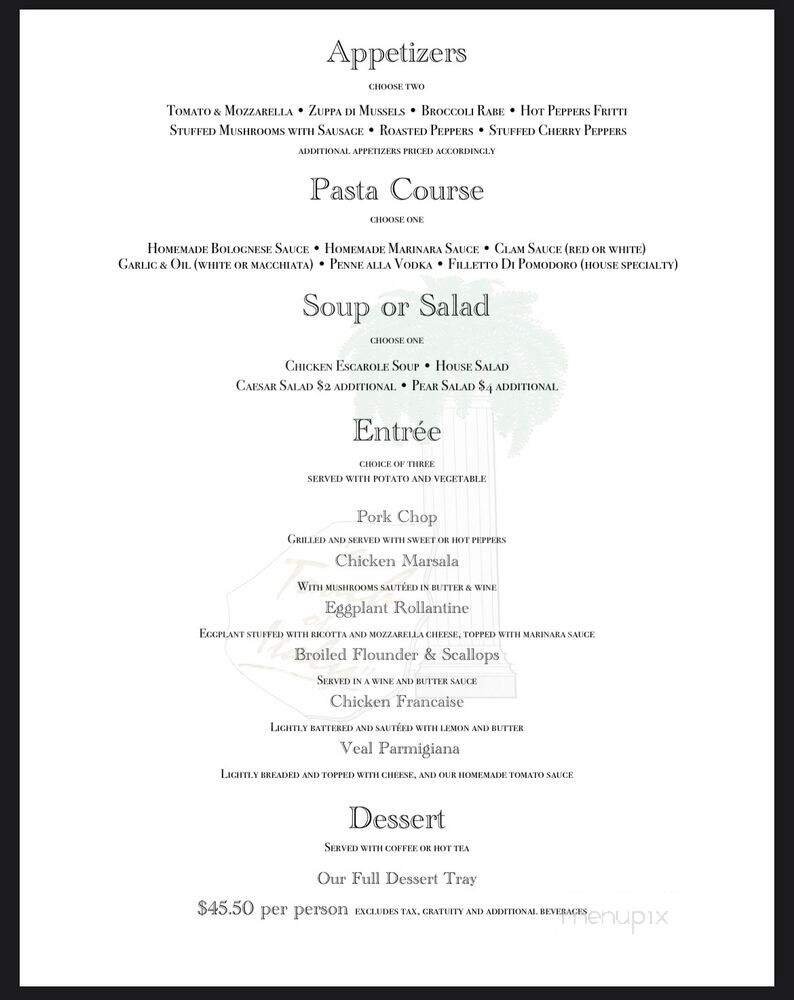 Menu page 1