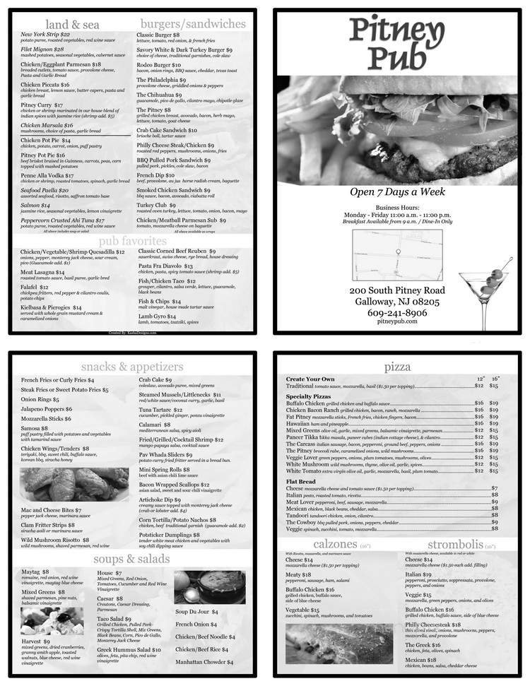 Menu page 1