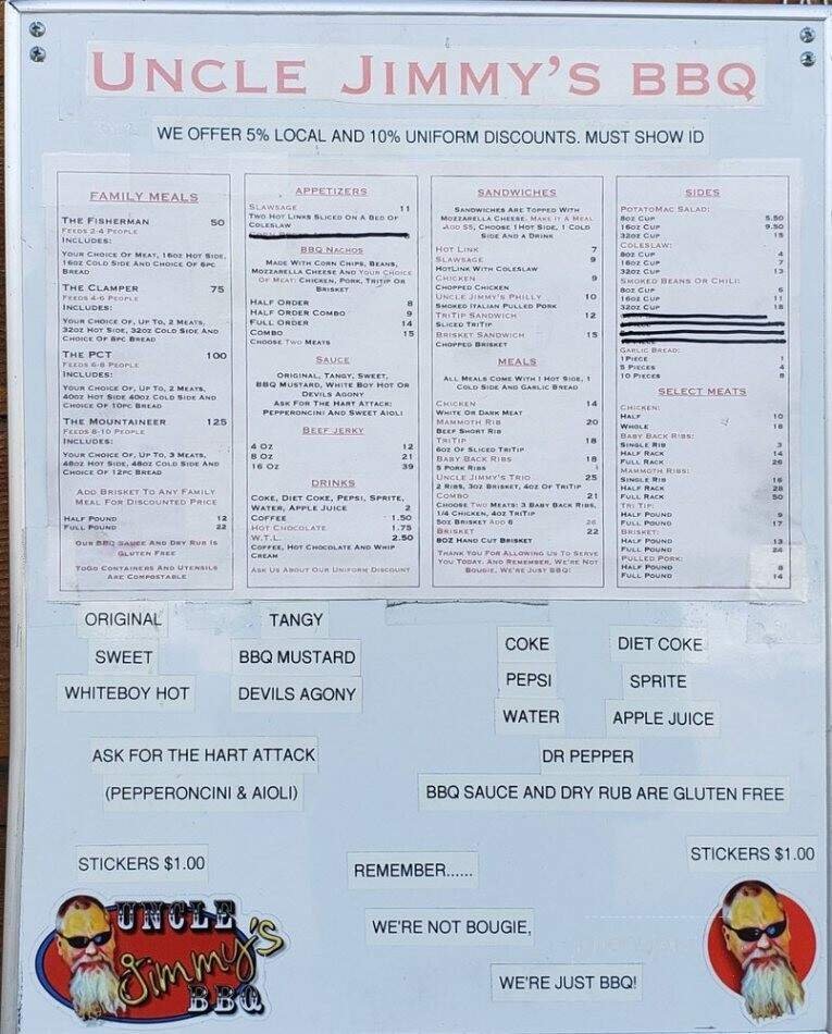 Menu page 1