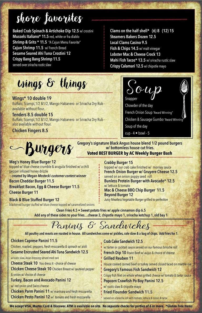 Menu page 2