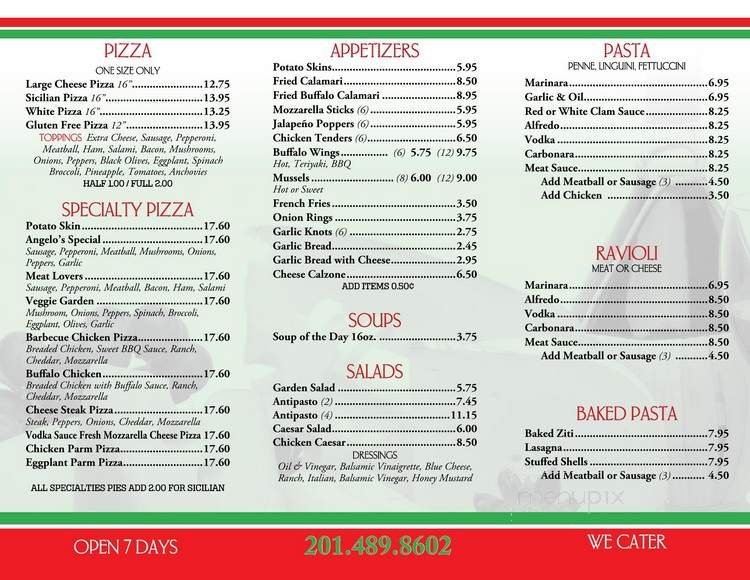 Menu page 2