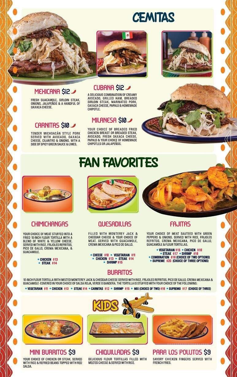 Menu page 2