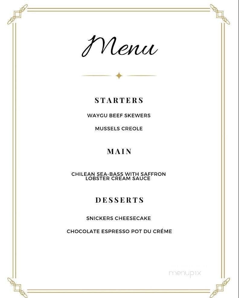 Menu page 1