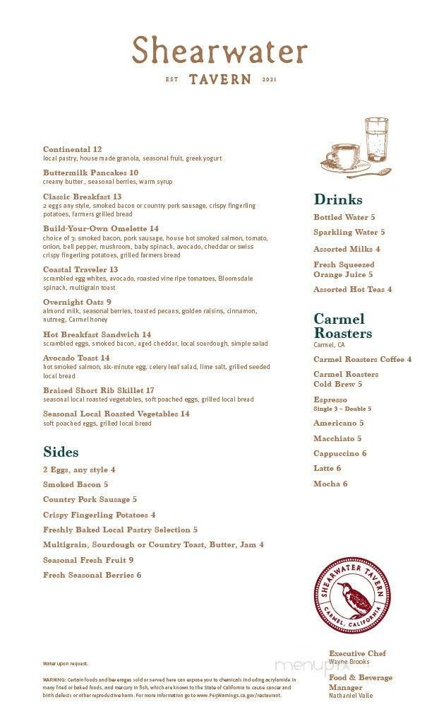 Menu page 2