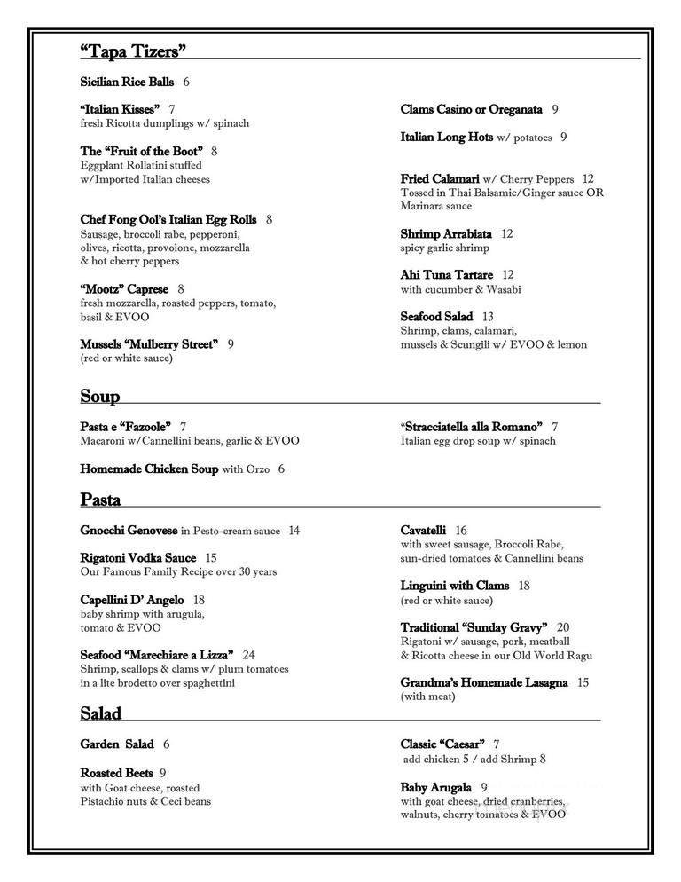 Menu page 2