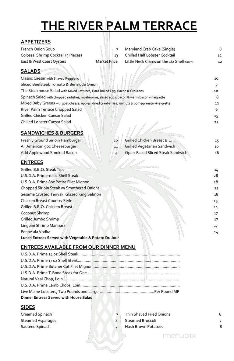 Menu page 1