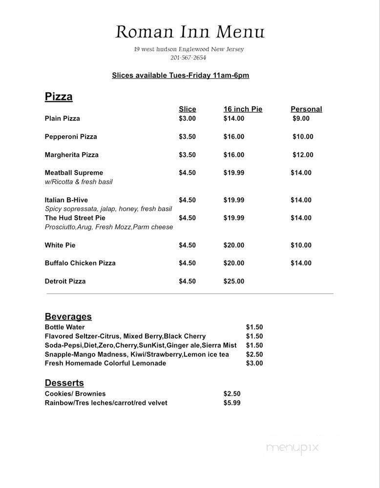 Menu page 2