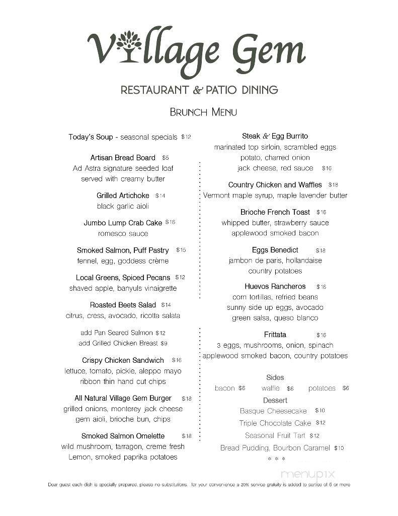 Menu page 2