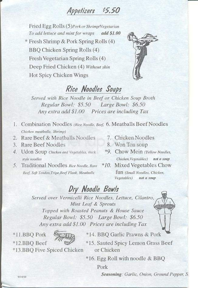 Menu page 2
