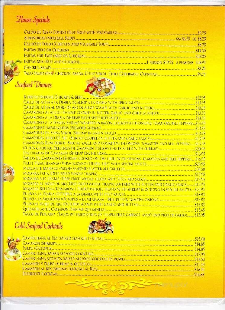 Menu page 2