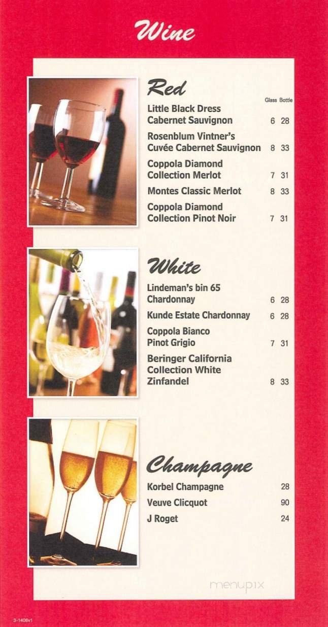 Menu page 1