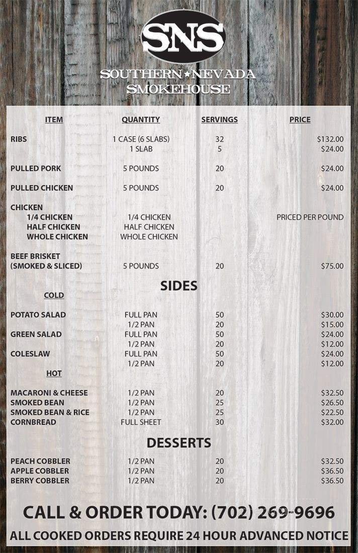 Menu page 1