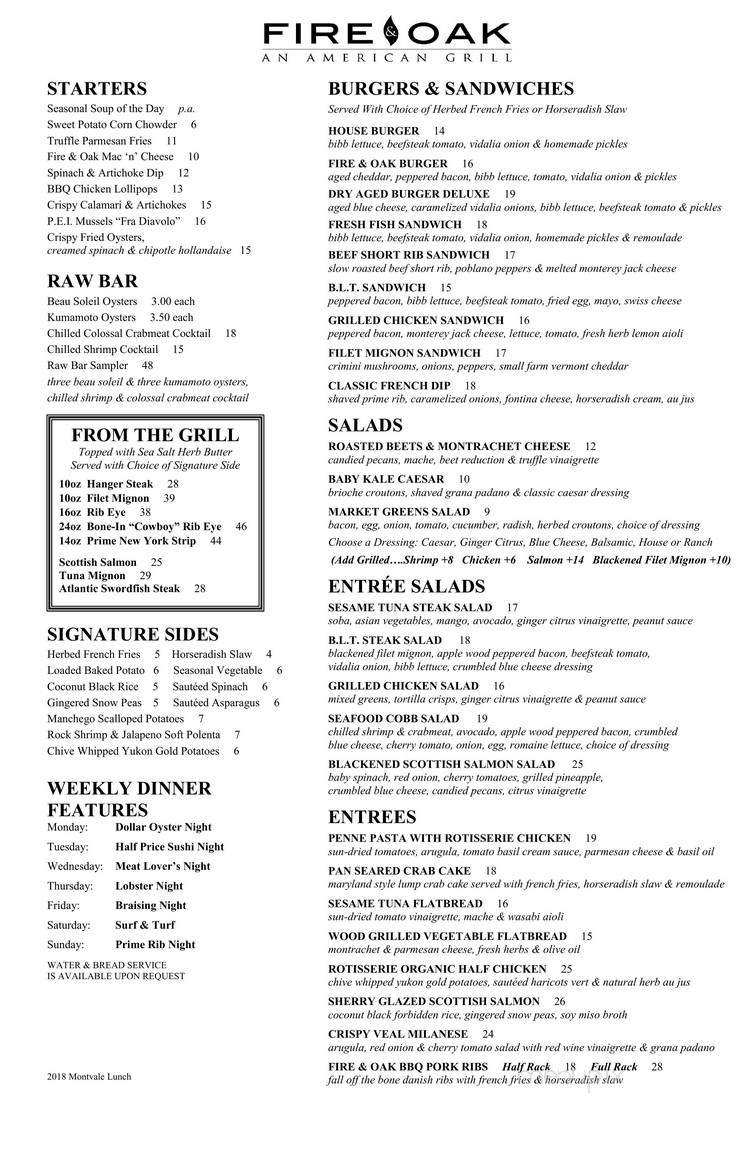 Menu page 1