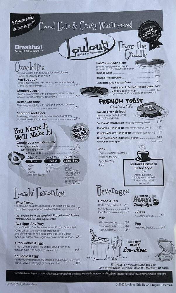 Menu page 6
