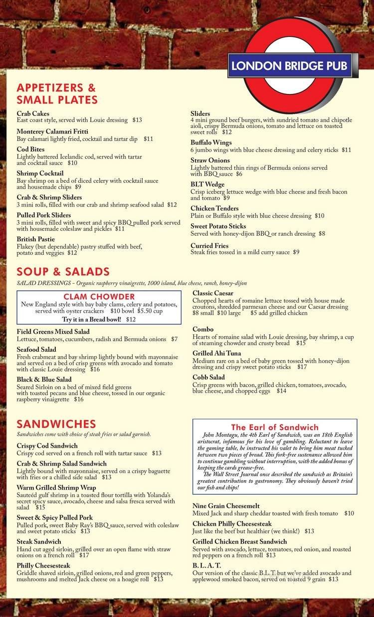 Menu page 2