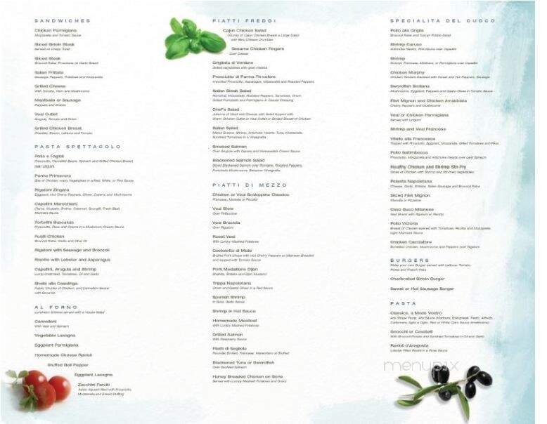 Menu page 1