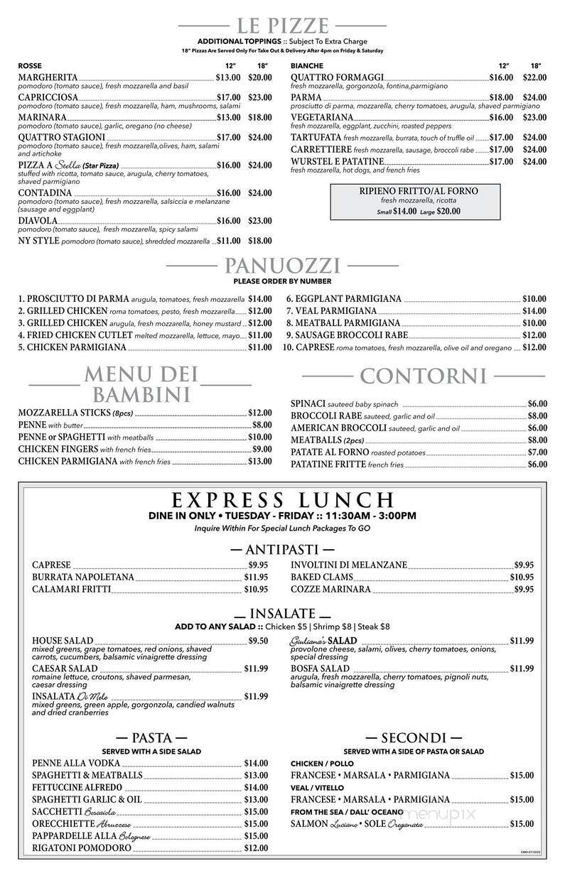 Menu page 2