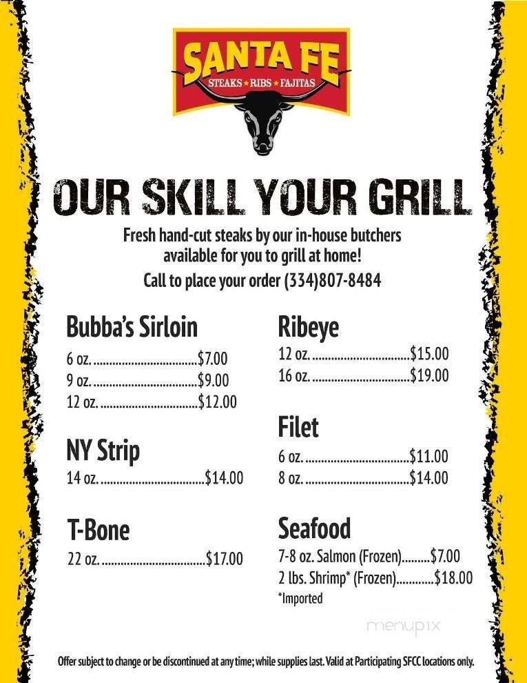 Menu page 3