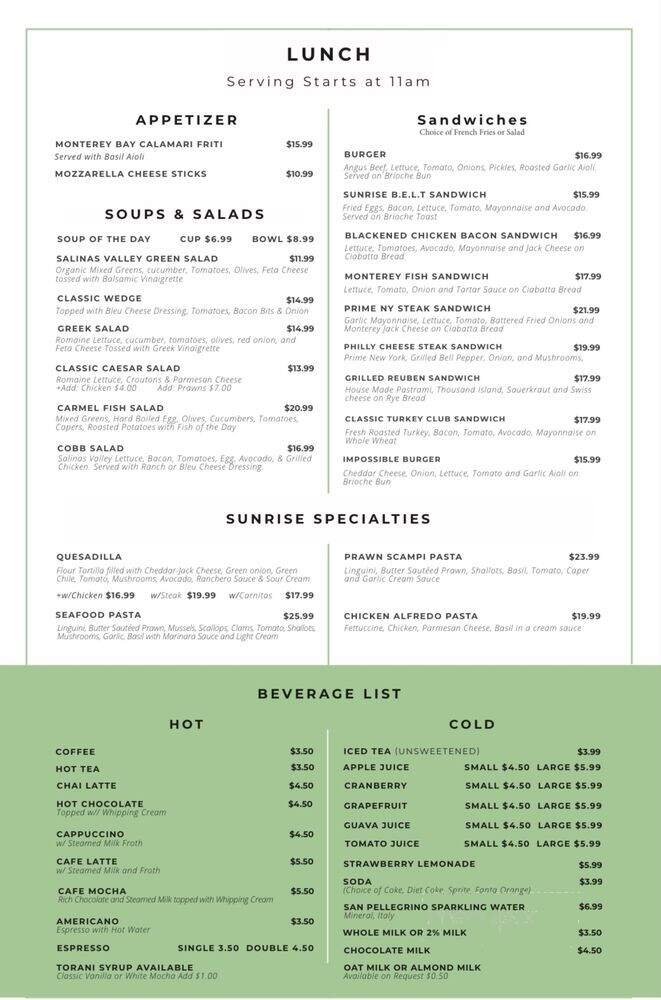 Menu page 2