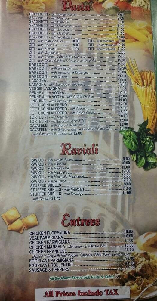 Menu page 2