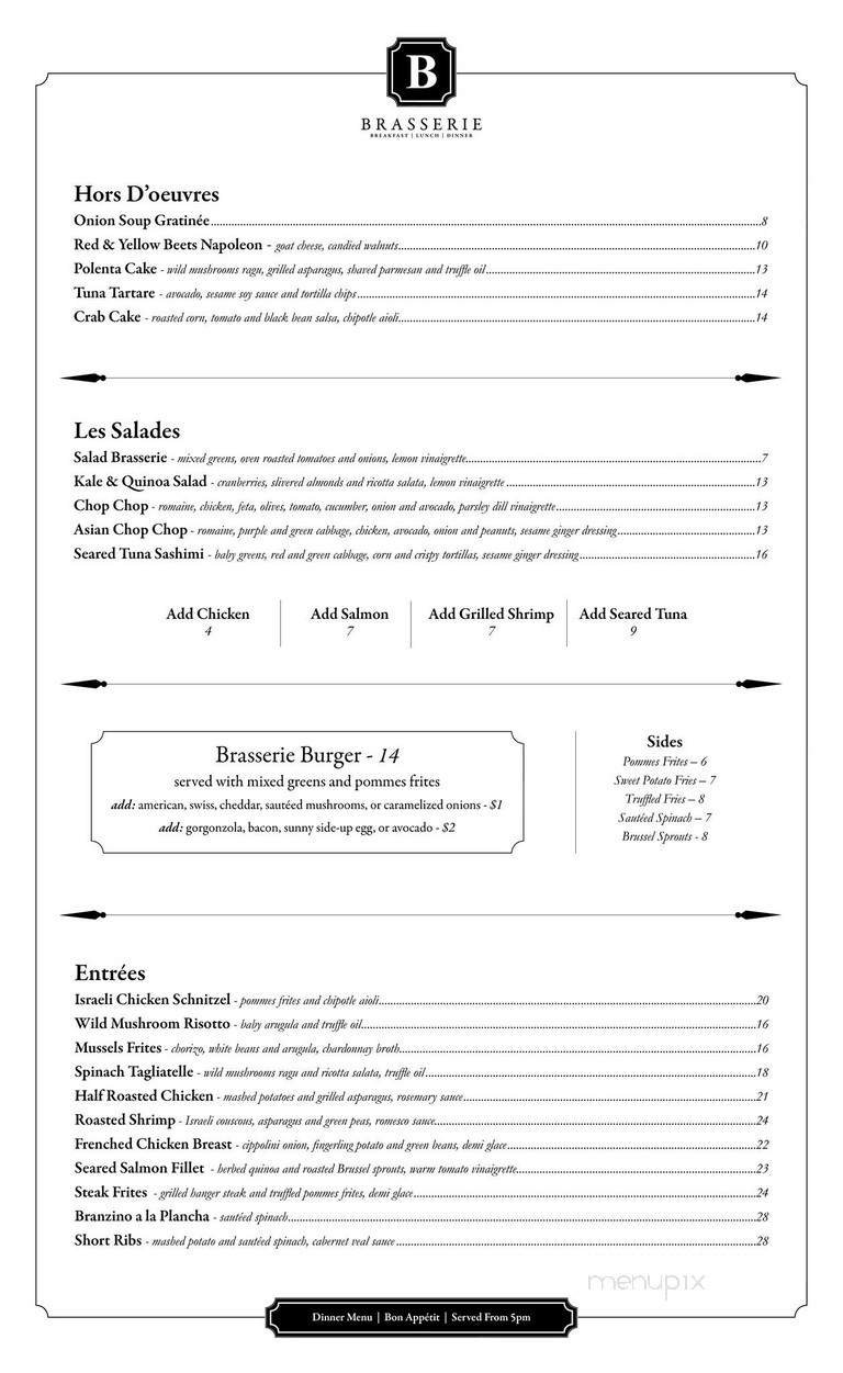 Menu page 1