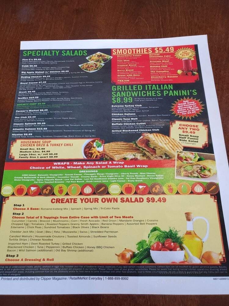 Menu page 2