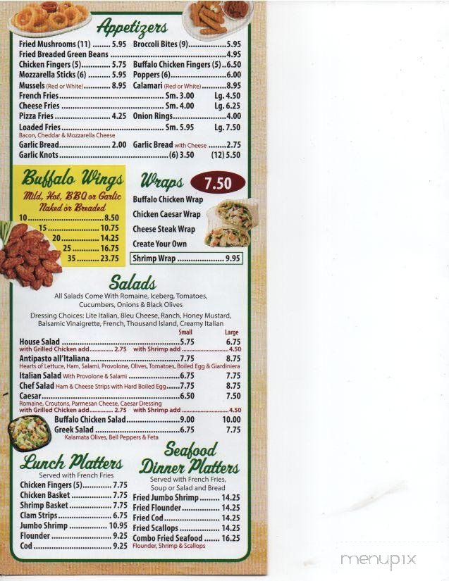 Menu page 2
