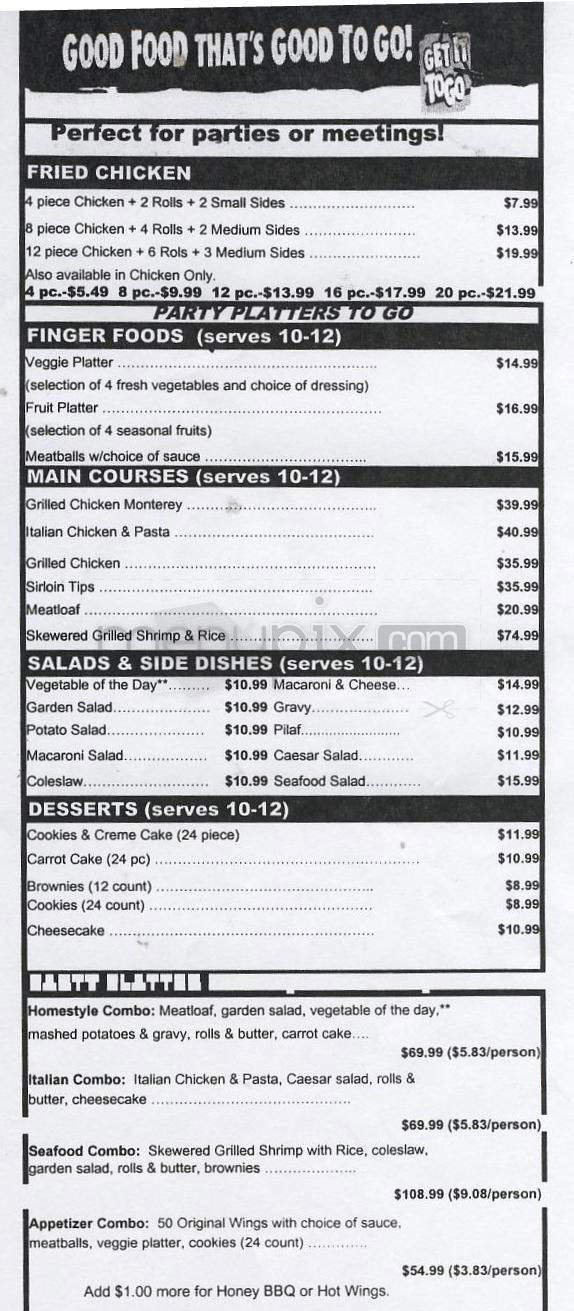 Menu page 2