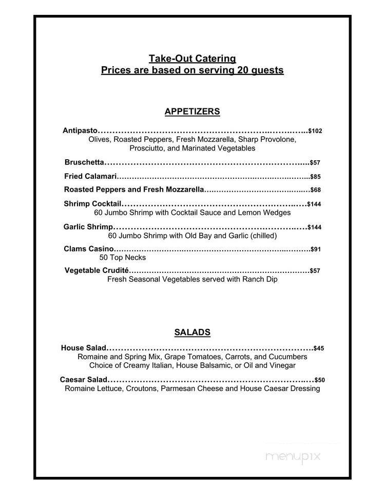 Menu page 1