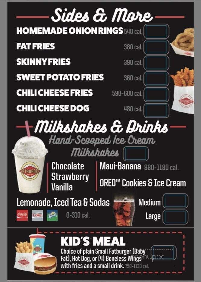 Menu page 1
