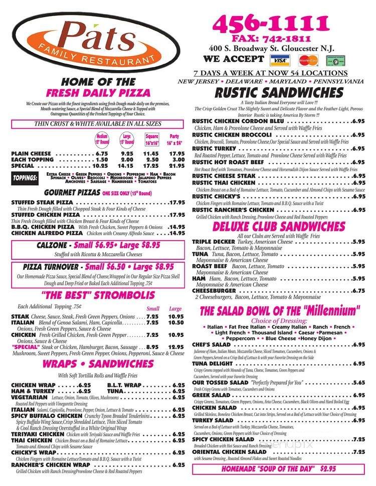 Menu page 2