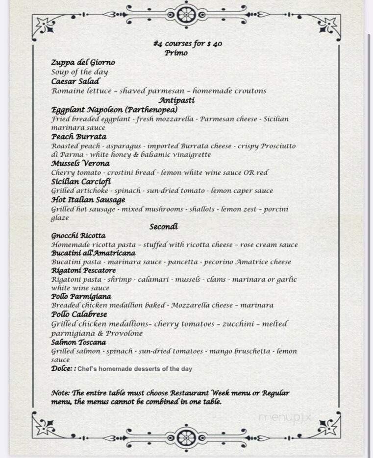 Menu page 1