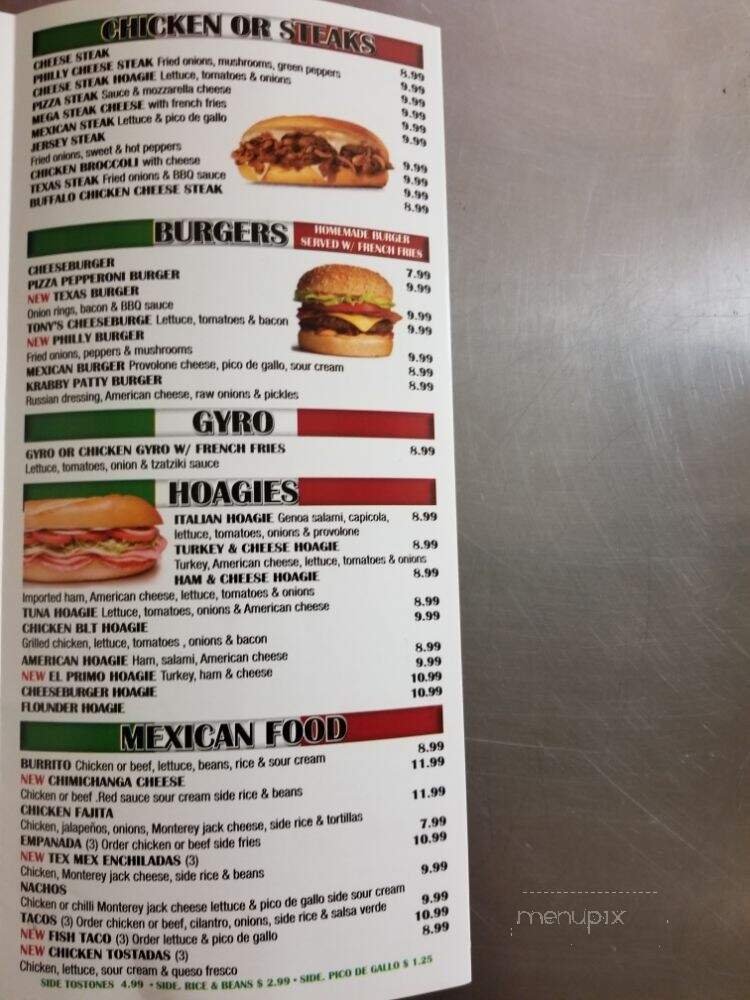 Menu page 2