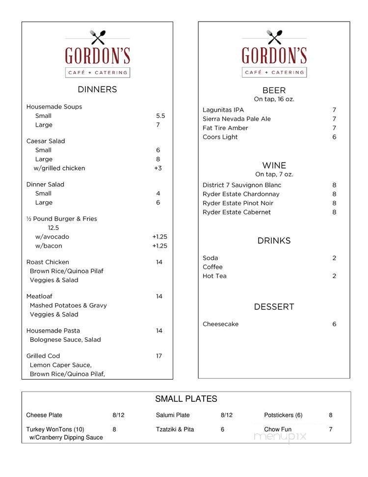 Menu page 3