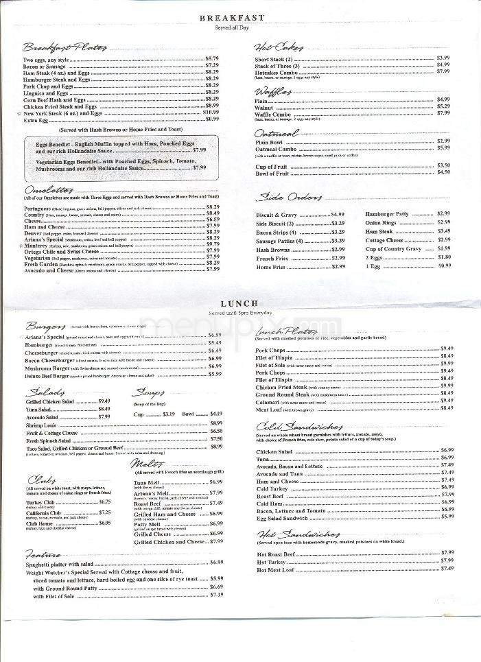 Menu page 2