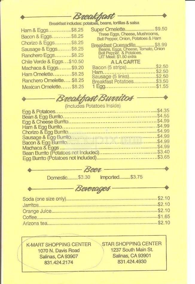 Menu page 4