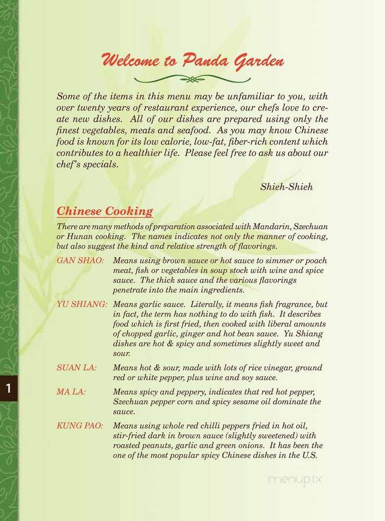 Menu page 2