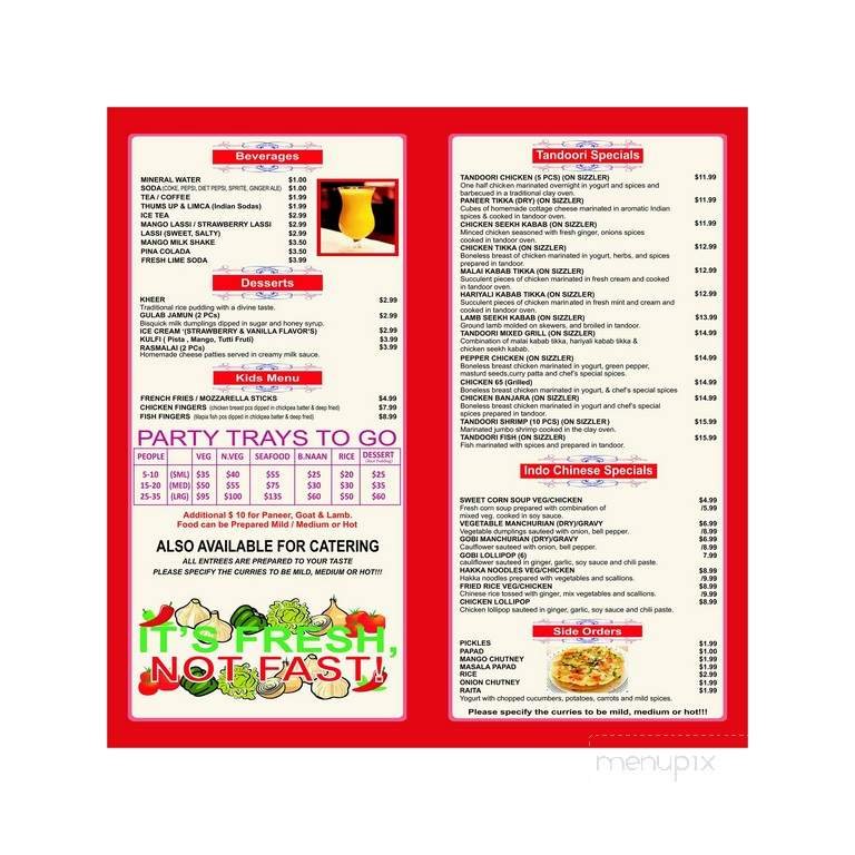 Menu page 2