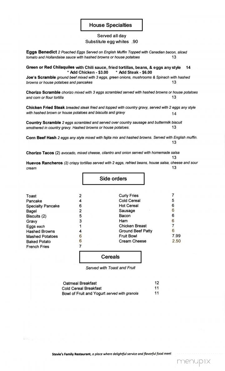 Menu page 3