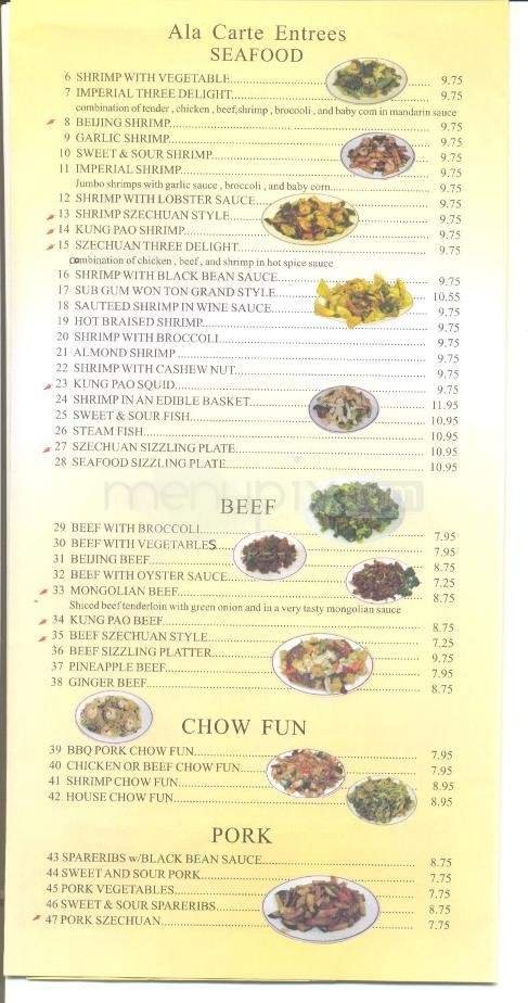 Menu page 3
