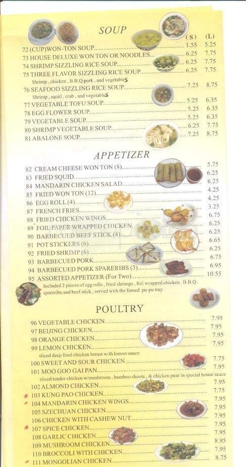 Menu page 5