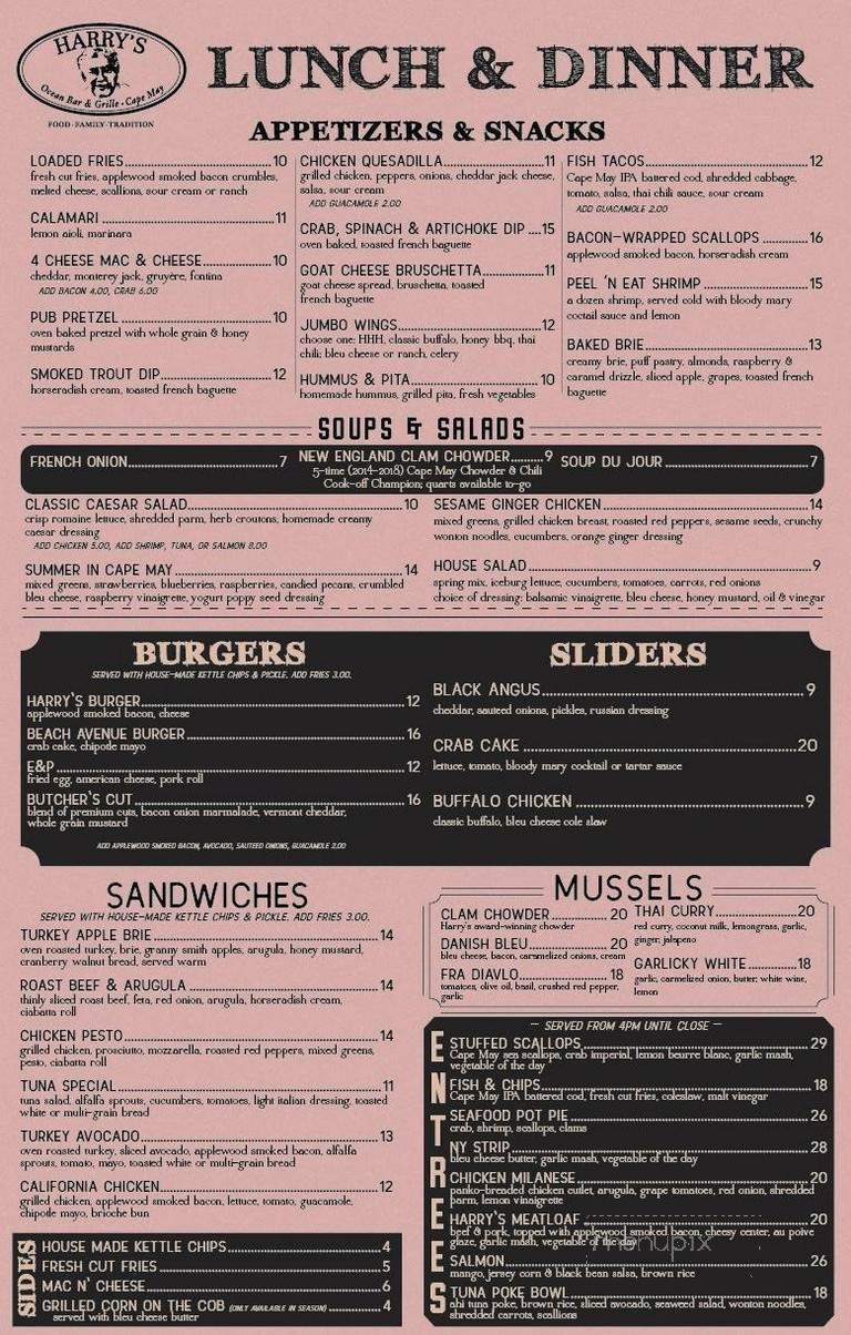Menu page 2