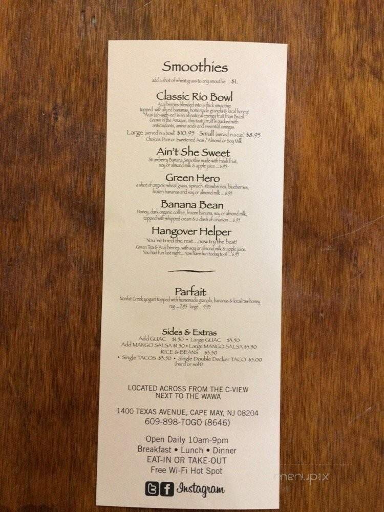 Menu page 2