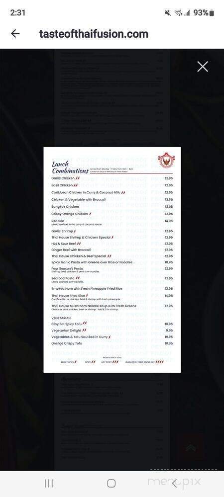 Menu page 2