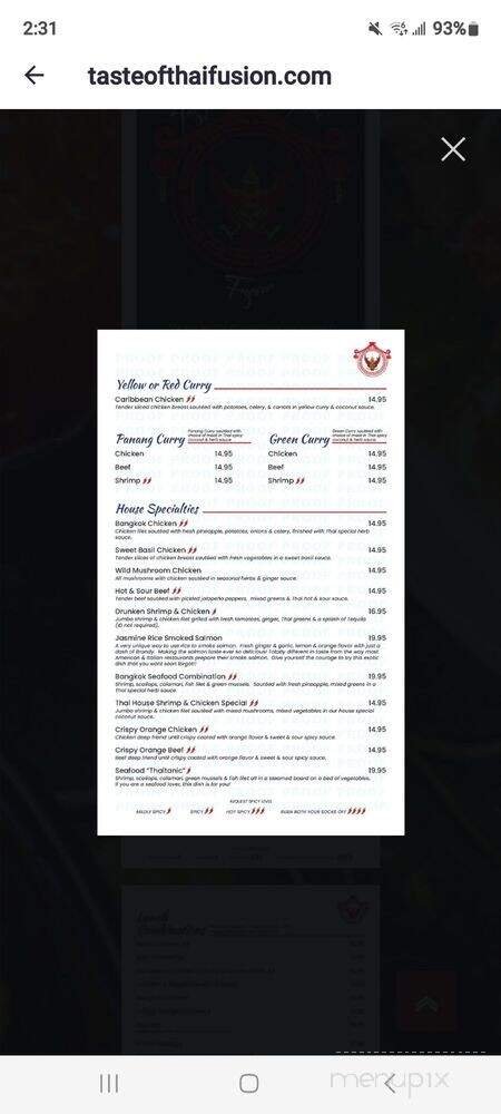 Menu page 3