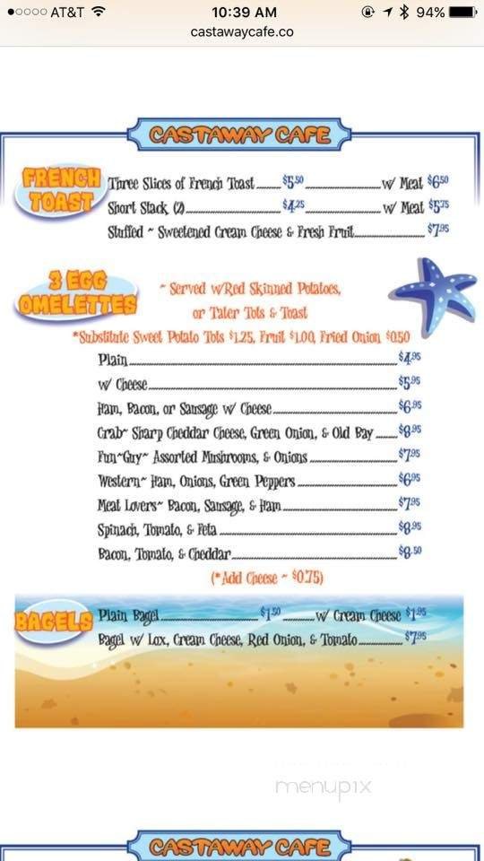 Menu page 2