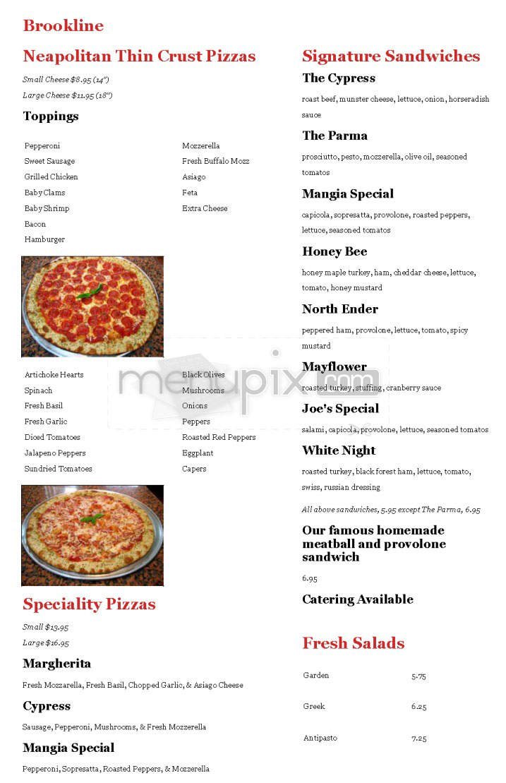 Menu page 2